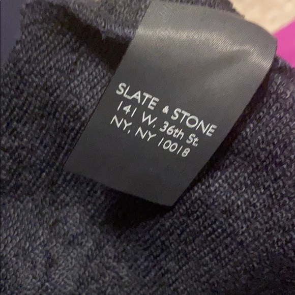 Slate & Stone Blue Gray Crew Neck Sweatshirt Small - Picture 6 of 6